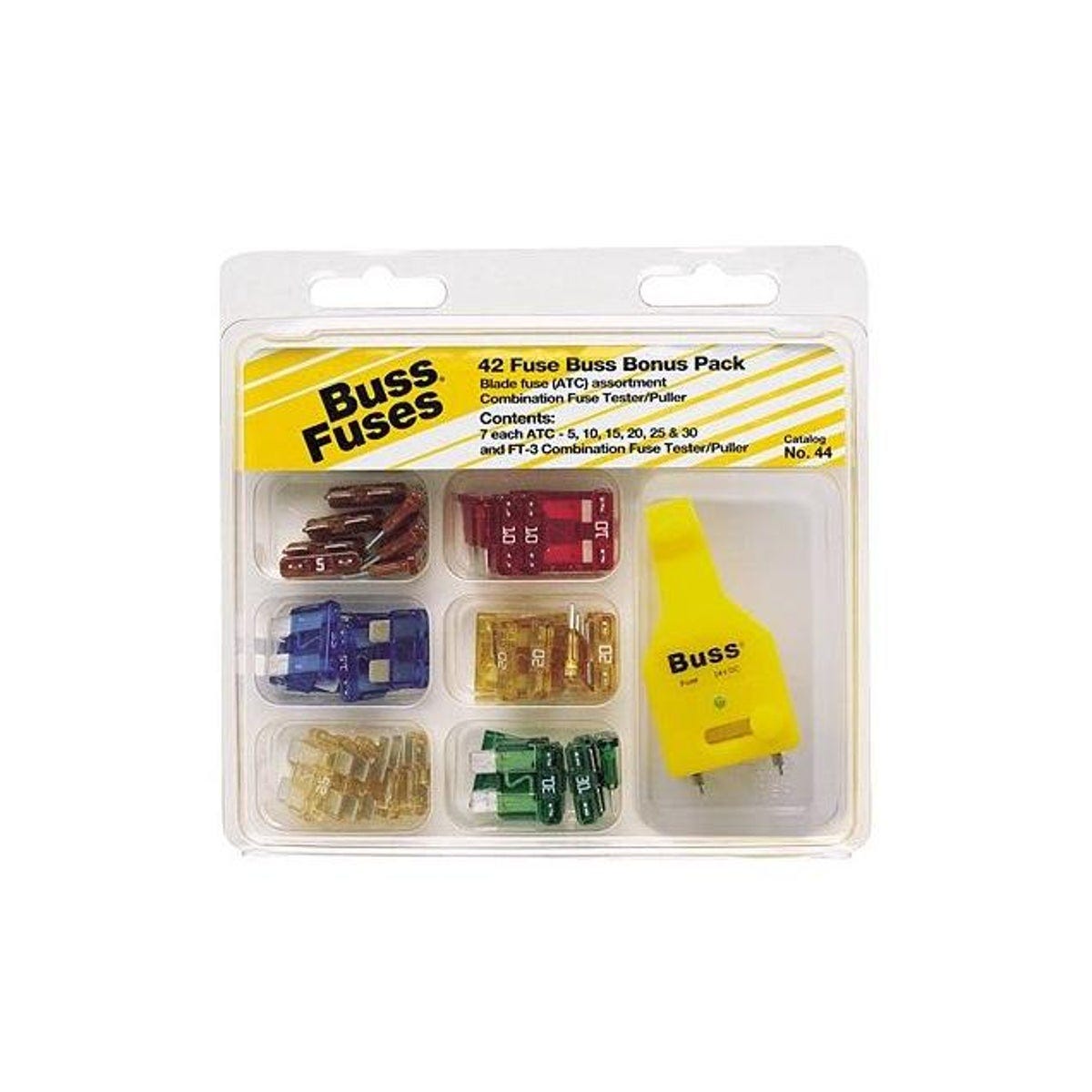 Bussmann ATC Blade Automotive Fuse Assortment (43-Piece) Bussmann ATC Blade Automotive Fuse Assortment (43-Piece)