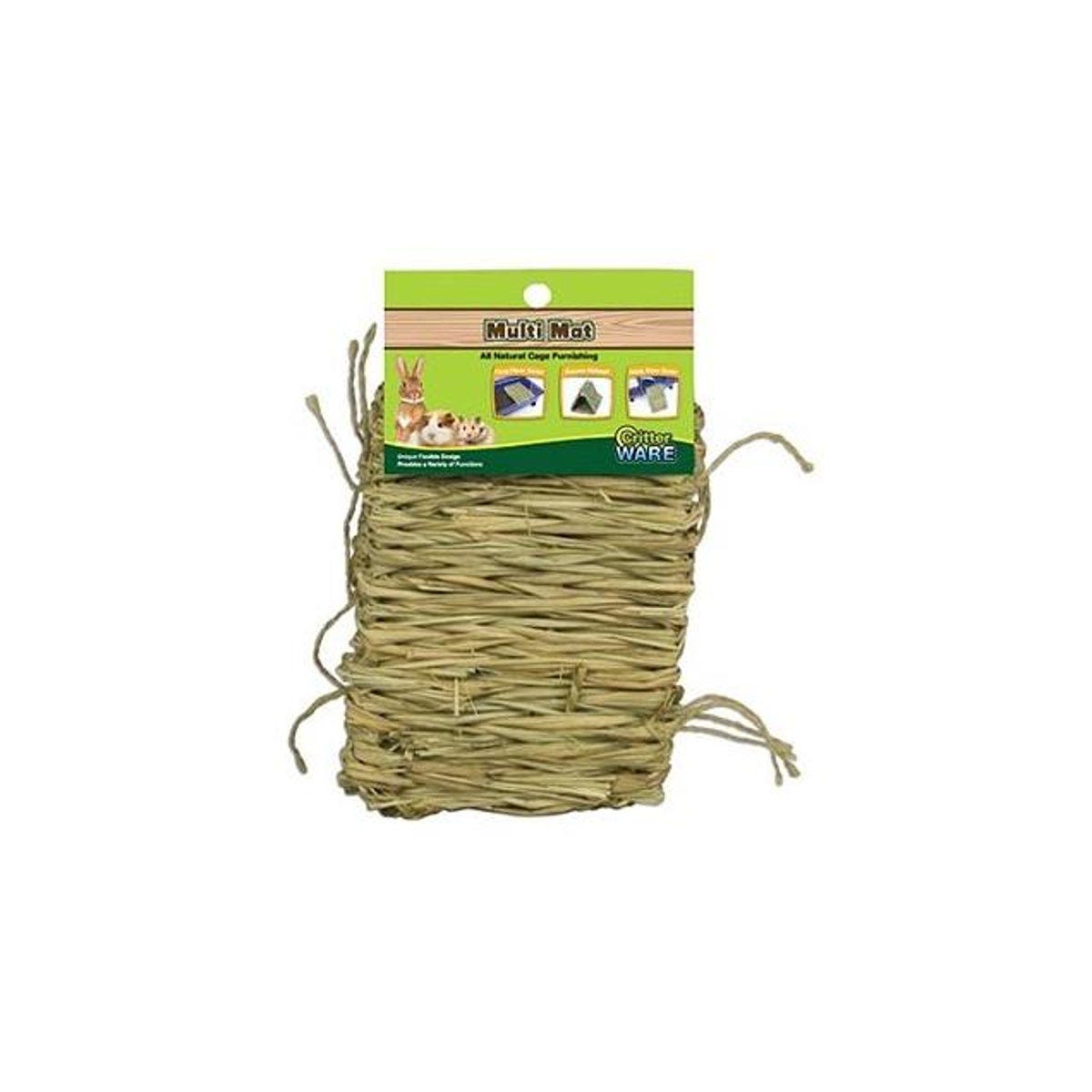 Ware 6 In. x 10-1/2 In. Hand Woven Grass Small Animal Multi-Mat Ware 6 In. x 10-1/2 In. Hand Woven Grass Small Animal Multi-Mat