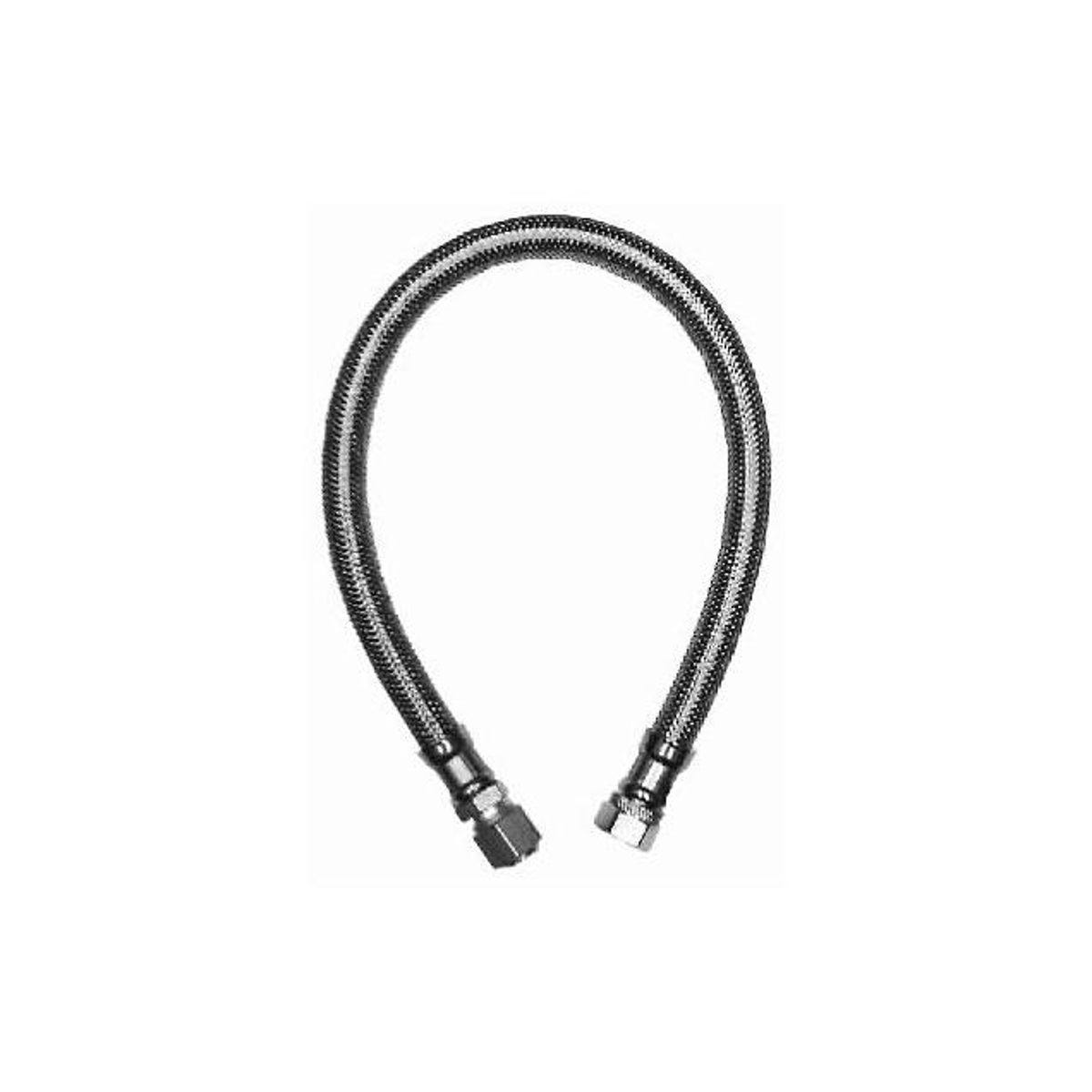 Homewerks Worldwide 3/8 x 3/8 Compression x 16 In. Stainless Steel Faucet Connector