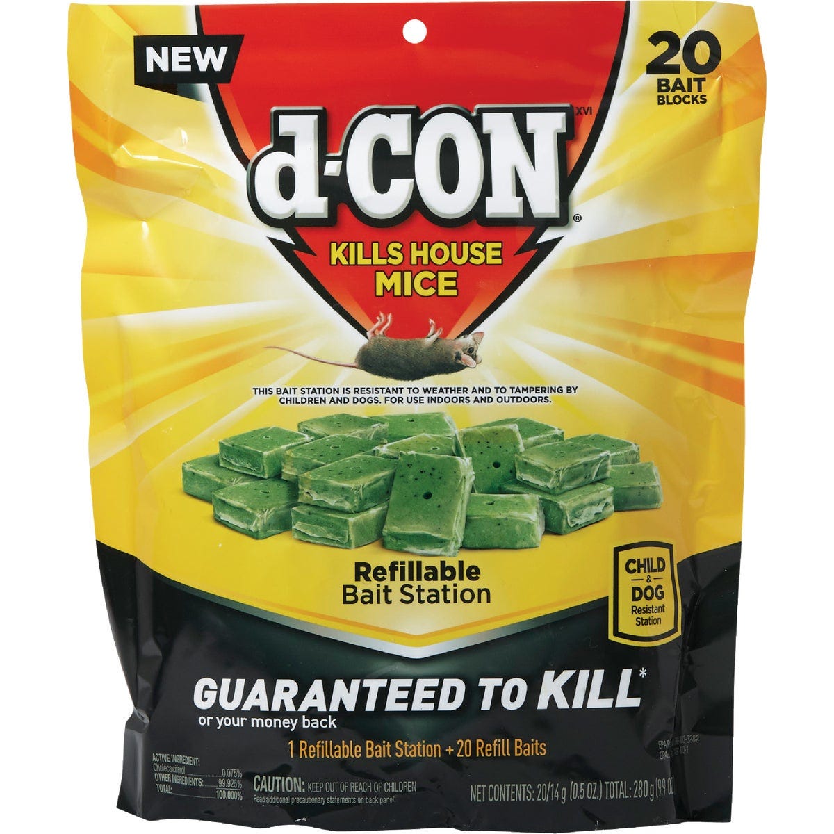 D-Con Refillable Corner Fit Mouse Bait Station (20-Refill) - photo 3 D-Con Refillable Corner Fit Mouse Bait Station (20-Refill) - photo 3