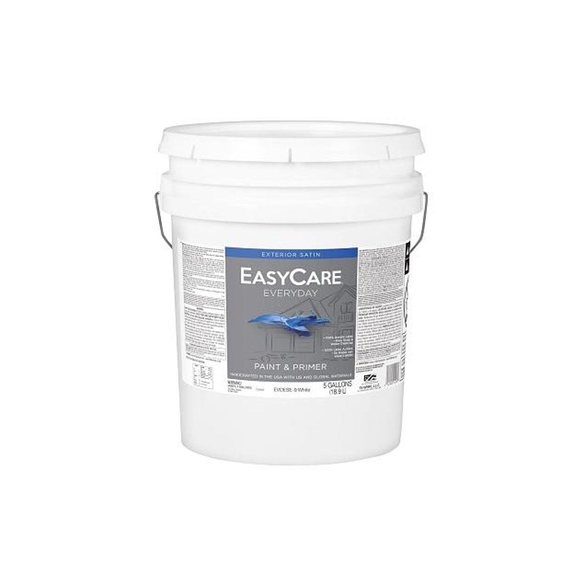 EasyCare Everyday 5 Gal. Satin White Exterior Latex Paint