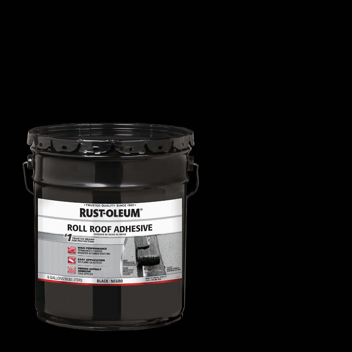 Rust-Oleum 5 Gal. Roll Roof Adhesive, Black Rust-Oleum 5 Gal. Roll Roof Adhesive, Black