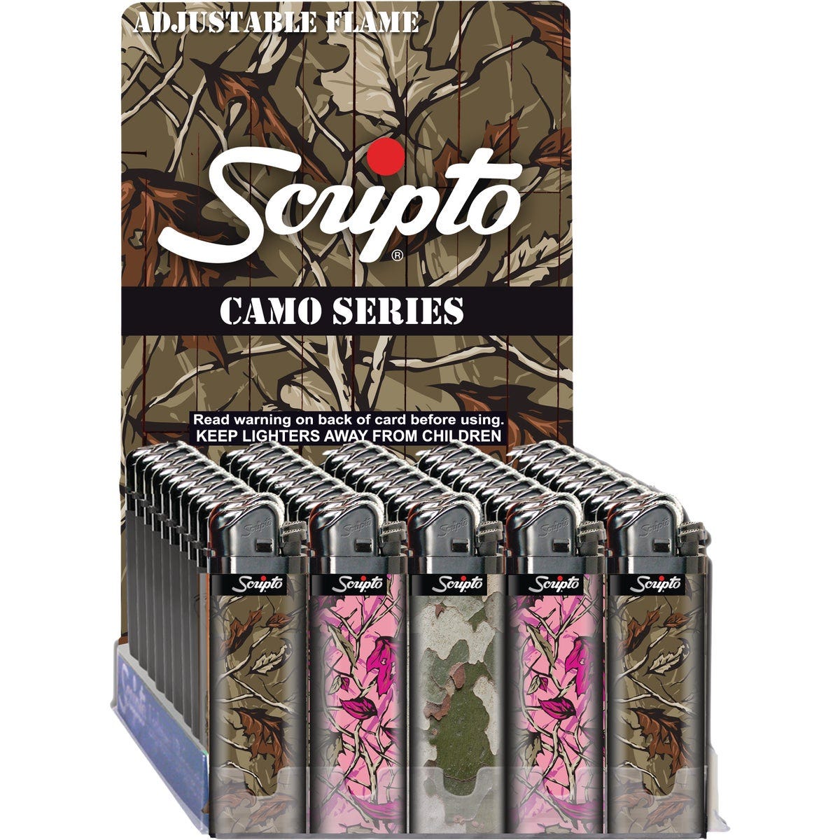 Scripto Camo Design Pocket Lighter Display (50-Piece) - photo 2 Scripto Camo Design Pocket Lighter Display (50-Piece) - photo 2