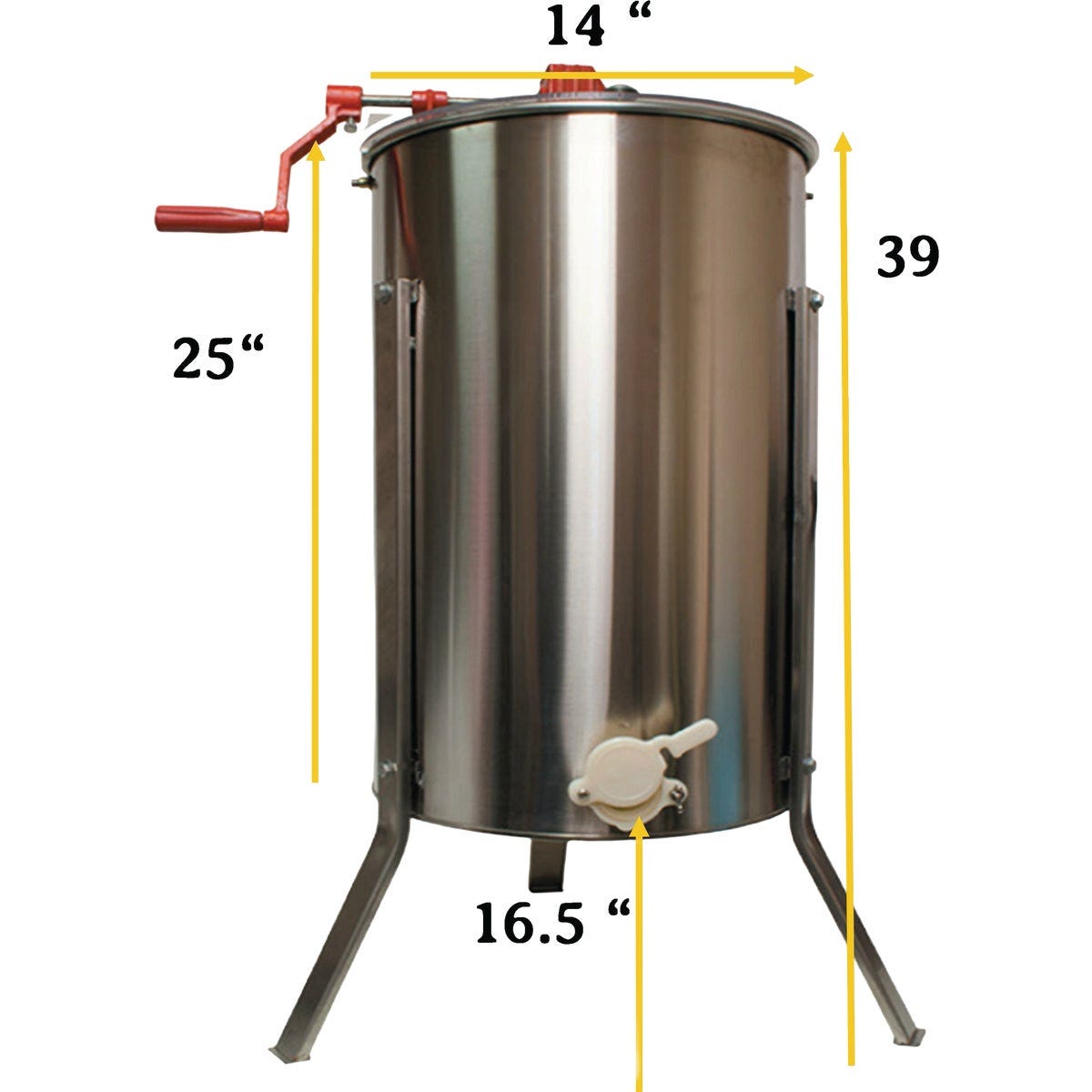 Harvest Lane Honey 2-Frame Metal Extractor - photo 3 Harvest Lane Honey 2-Frame Metal Extractor - photo 3