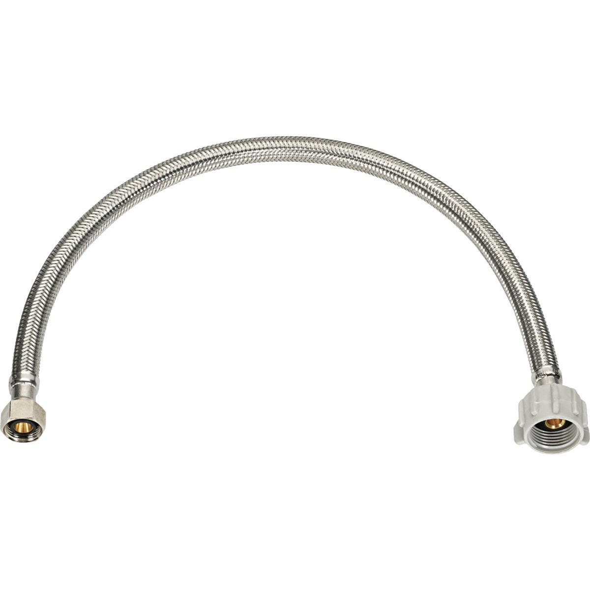 Homewerks 3/8 In. OD X 7/8 In. BC X 12 In. Braided Stainless Steel Toilet Supply Line Homewerks 3/8 In. OD X 7/8 In. BC X 12 In. Braided Stainless Steel Toilet Supply Line