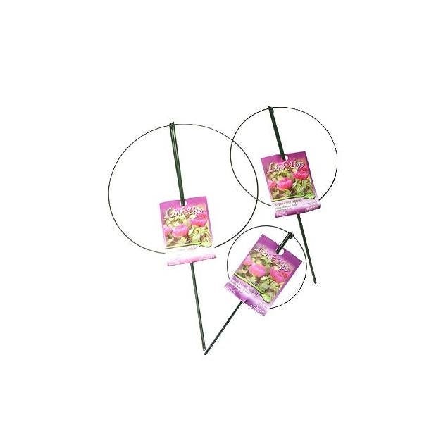 Luster Leaf 18 In. x 30 In. Green Vinyl Coated Steel Flower Support