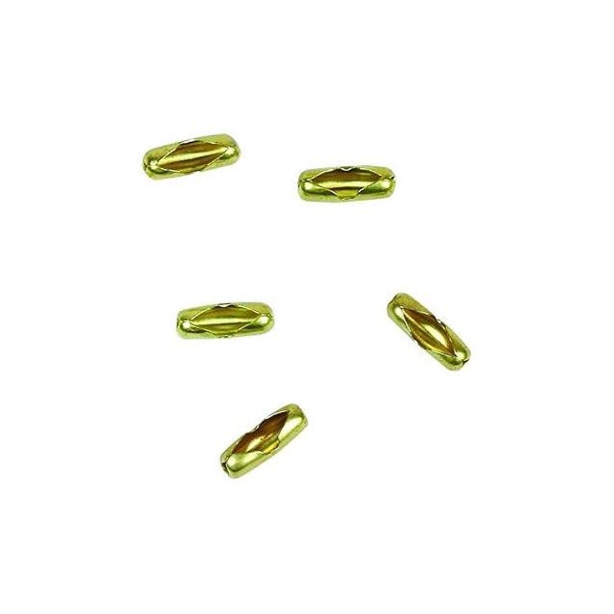 Jandorf #6 Brass Lamp Pull Chain Connector (5-Pack)