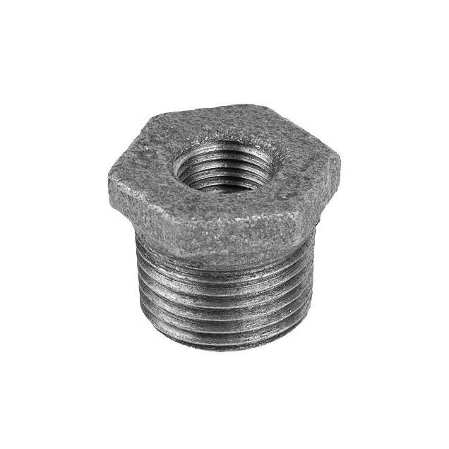 STZ 3/8 In. x 1/8 In. Hexagon Black Iron Bushing STZ 3/8 In. x 1/8 In. Hexagon Black Iron Bushing