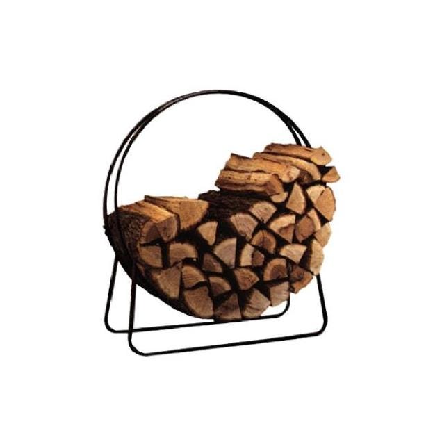 Panacea 40 In. Black Steel Fireplace Log Hoop