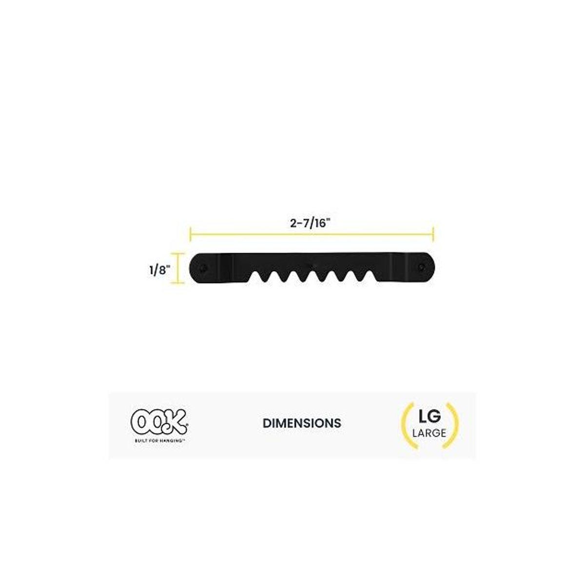 OOK Large Black Sawtooth Picture Hanger (2-Pack) - photo 4 OOK Large Black Sawtooth Picture Hanger (2-Pack) - photo 4