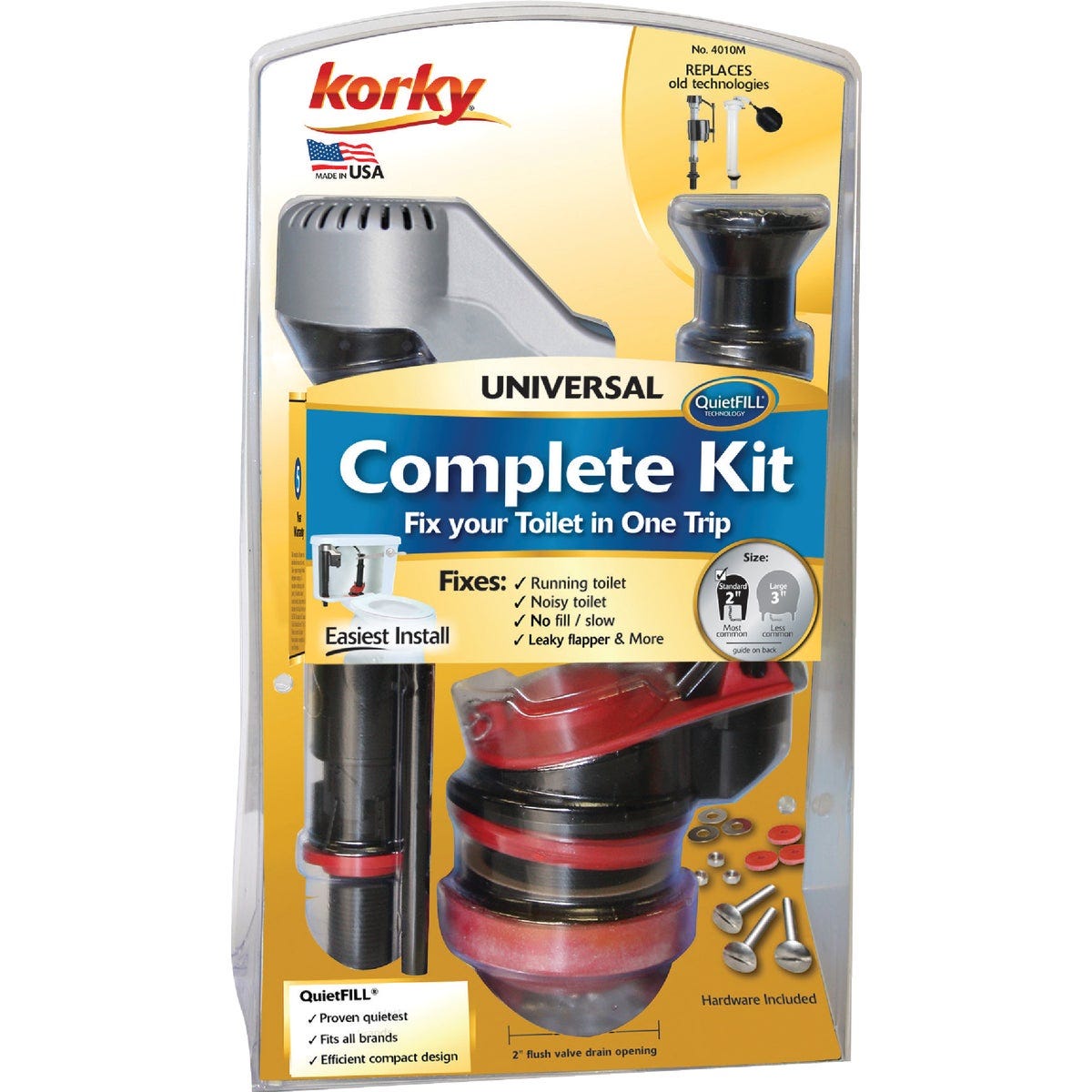 Korky Complete Universal Toilet Repair Kit - photo 2