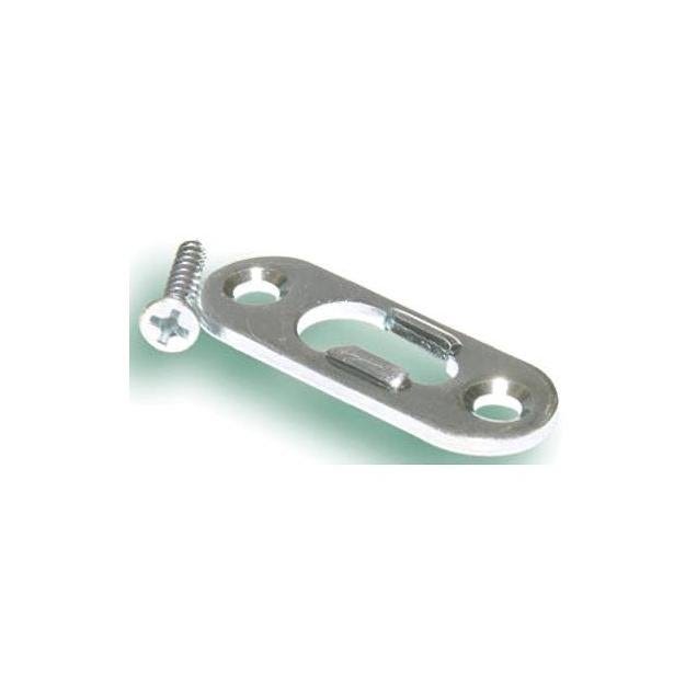 Hillman 9/16 In. x 1-5/8 In. Bright Steel Light Duty Keyhole Hanger (2-Pack)