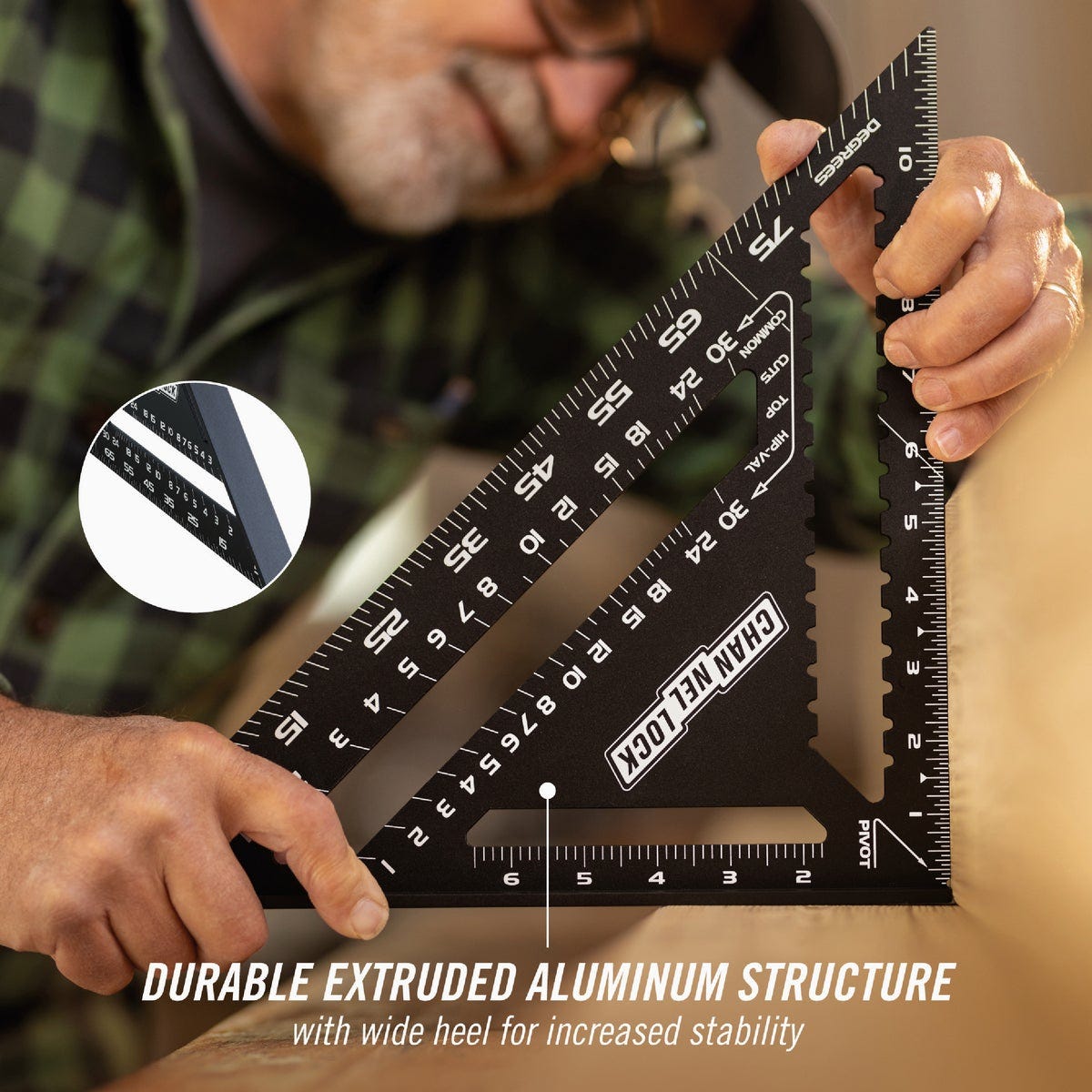 Channellock 12 In. Aluminum Rafter Square - photo 5