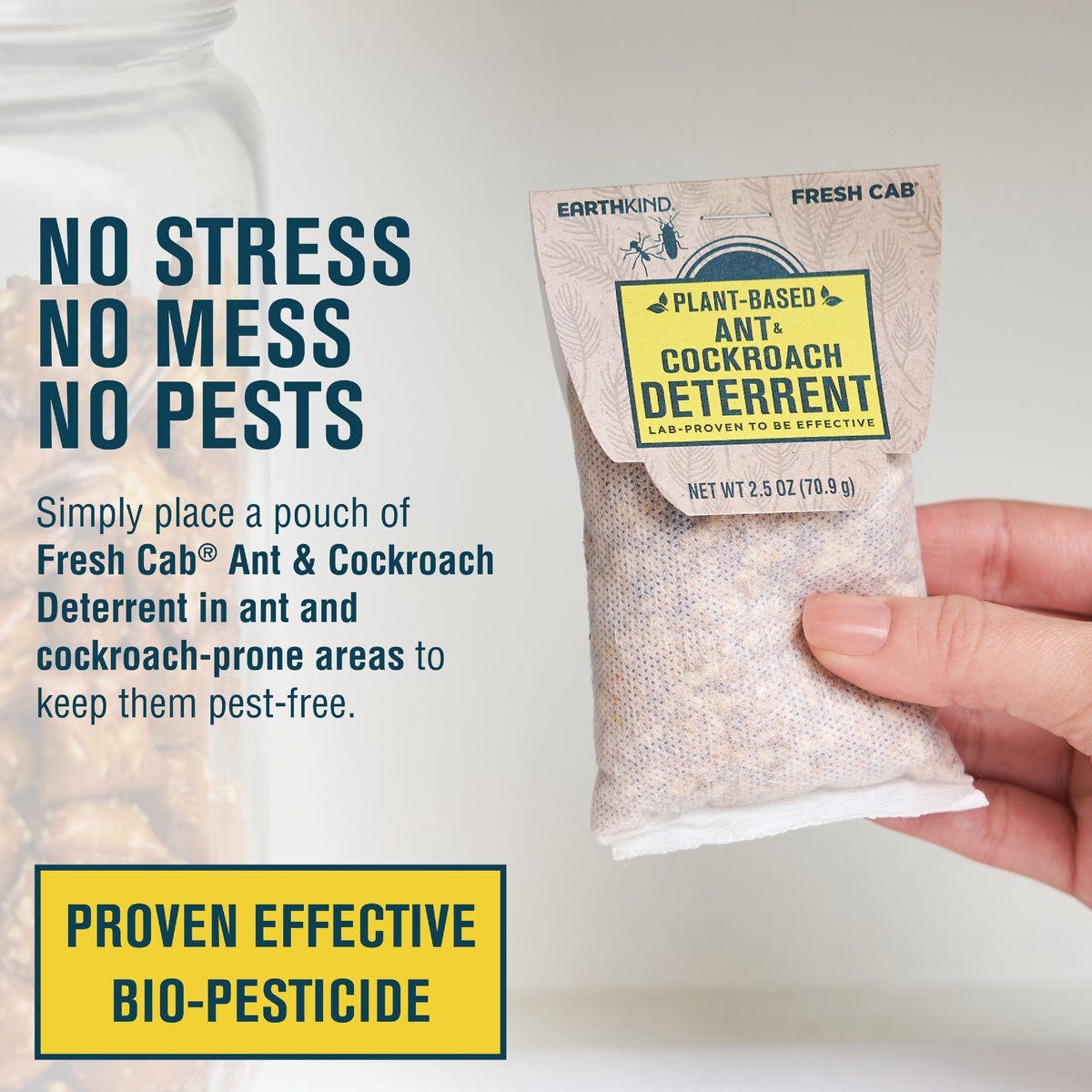 EarthKind Fresh Cab 30 to 60-Day Natural Ant & Roach Repellent Refill Pouch (2-Pack) - photo 6