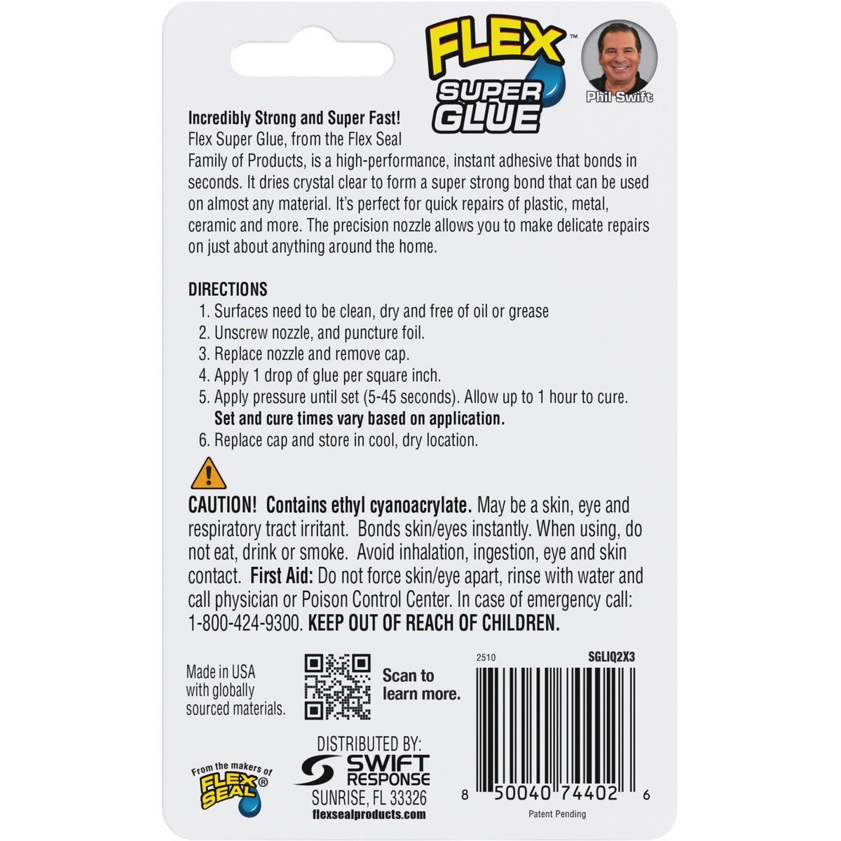 Flex 0.1 Oz. Liquid Super Glue (2-Pack) - photo 2 Flex 0.1 Oz. Liquid Super Glue (2-Pack) - photo 2