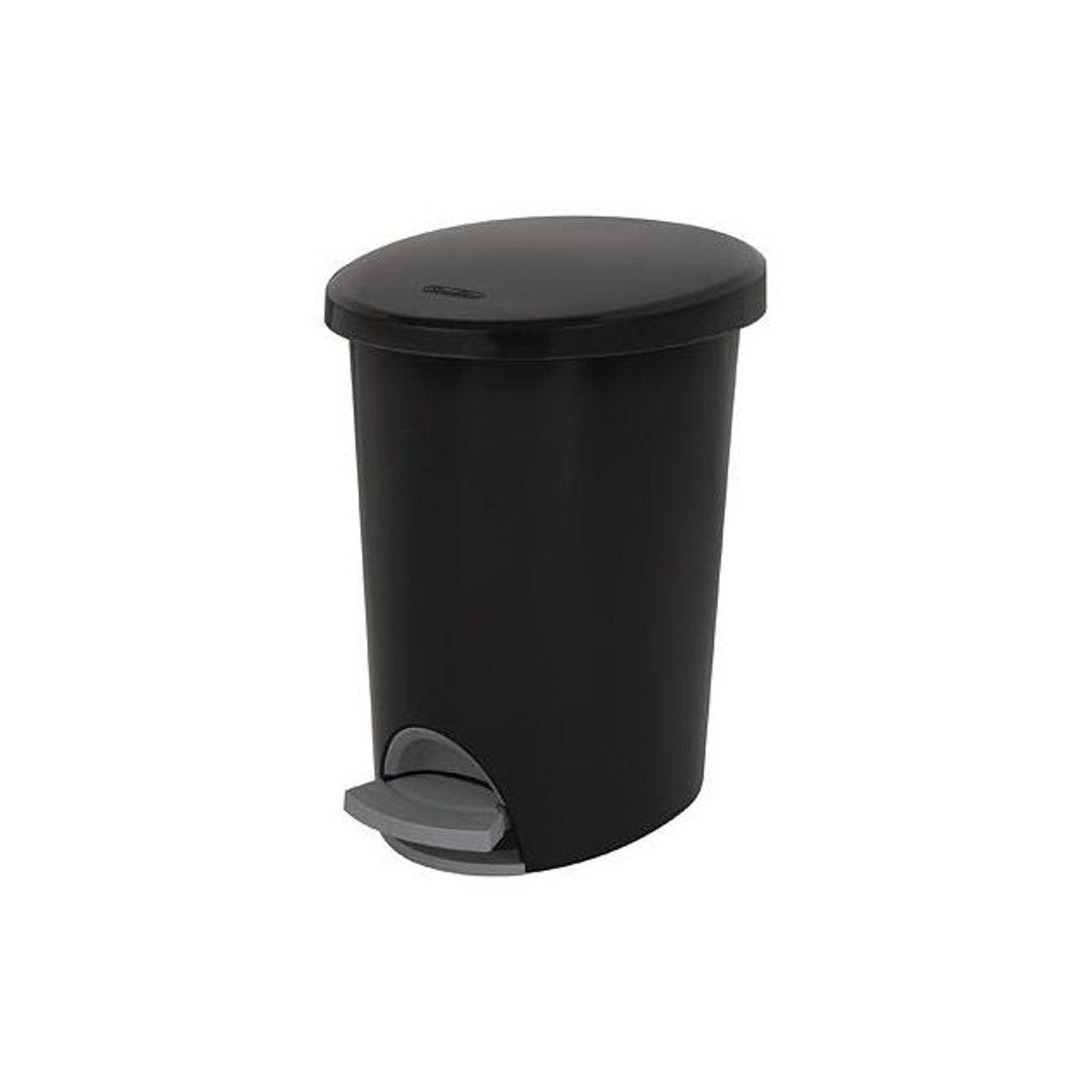Sterilite 2.6-Gal. Black Ultra Step-On Wastebasket Sterilite 2.6-Gal. Black Ultra Step-On Wastebasket