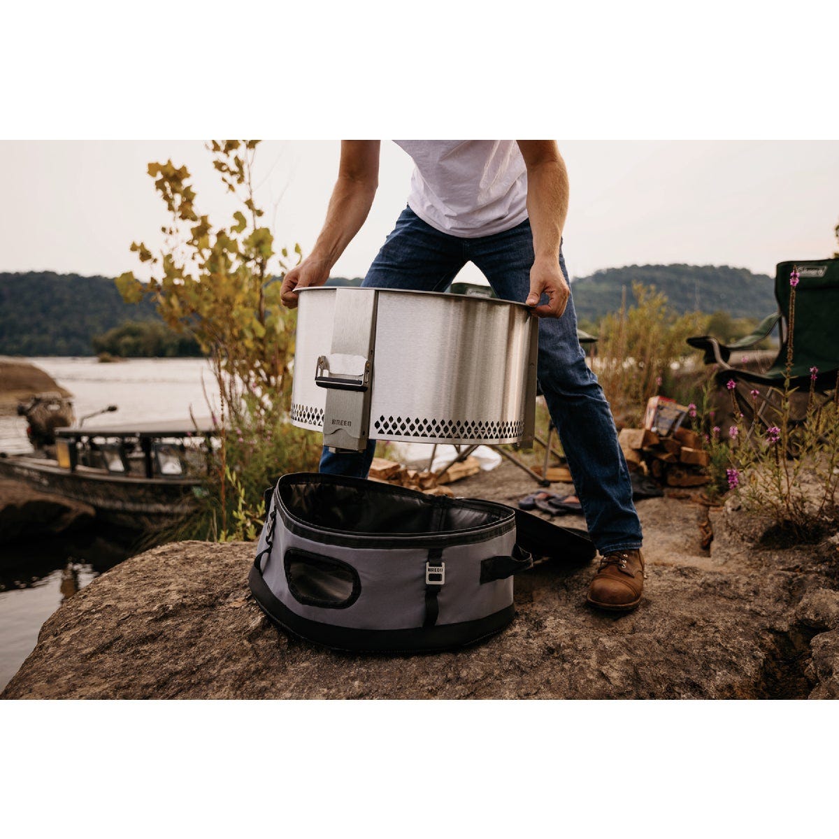 Breeo Y-Series Stainless Smokeless Fire Pit - photo 4