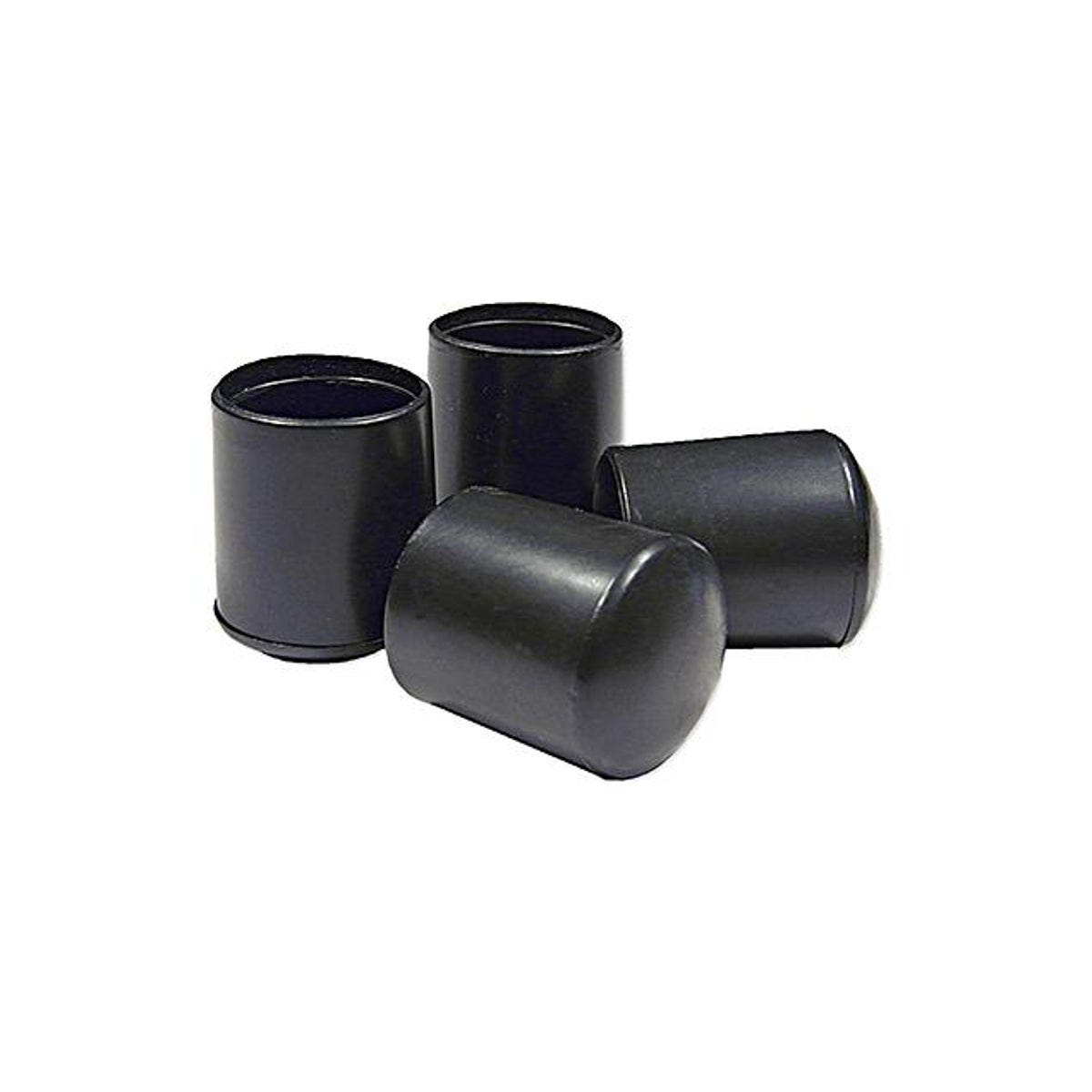 TruGuard 5/8 In. Black Vinyl Furniture Leg Tip (4-Pack)