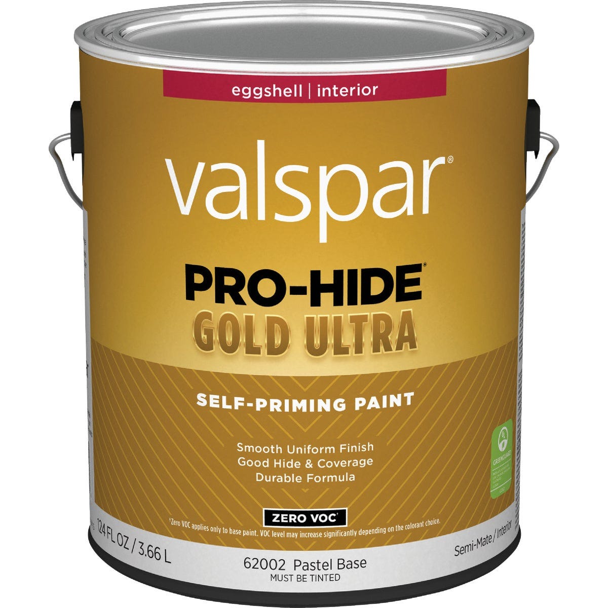 Valspar Pro-Hide Gold Ultra Zero VOC Latex Eggshell Interior Wall Paint, Pastel Base, 1 Gal.