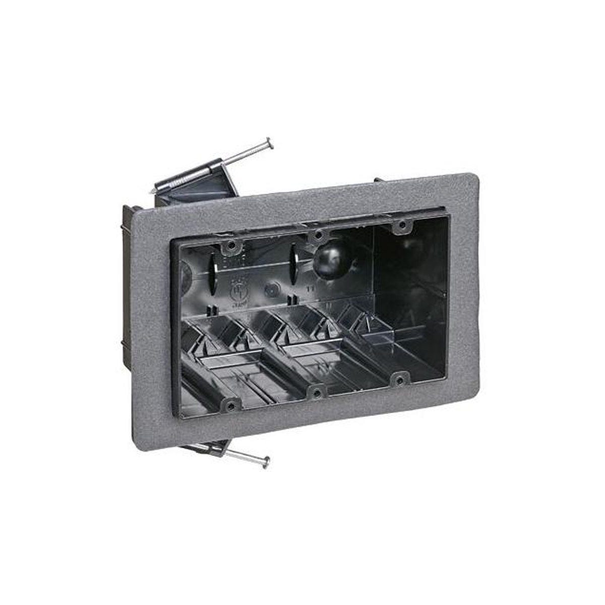 Carlon 3-Gang Draft Tight Electrical Outlet Box Carlon 3-Gang Draft Tight Electrical Outlet Box