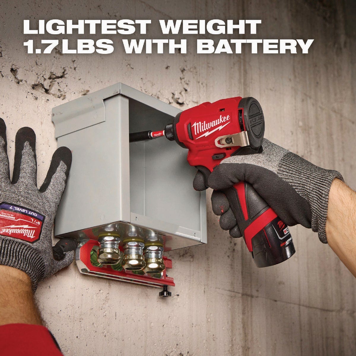 Milwaukee M12 Brushless 1/4 In. Hex Subcompact Cordless Impact Driver Kit with (2) Batteries & Charger - photo 7 Milwaukee M12 Brushless 1/4 In. Hex Subcompact Cordless Impact Driver Kit with (2) Batteries & Charger - photo 7