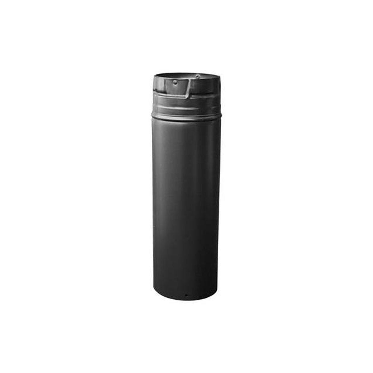 DuraVent DuraBlack 6 In. Black Single-Wall Stainless Steel Wood Stove Pipe, 24 In. DuraVent DuraBlack 6 In. Black Single-Wall Stainless Steel Wood Stove Pipe, 24 In.