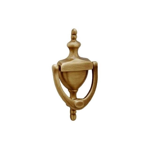 Schlage 5-5/16 In. Antique Brass Door Knocker