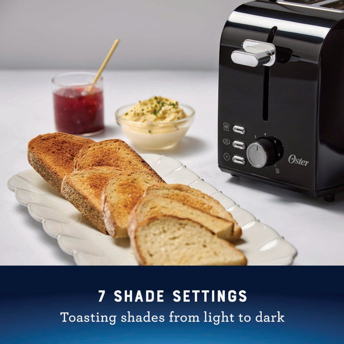 Oster Black Stainless Steel 2-Slice Toaster with Extra Wide Slots - photo 6