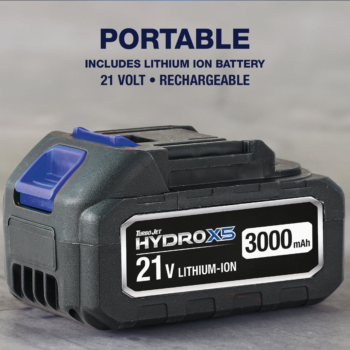 Turbo Jet Hydro X5 350 PSI Cordless Power Cleaner with 21V Battery & Charger - photo 6 Turbo Jet Hydro X5 350 PSI Cordless Power Cleaner with 21V Battery & Charger - photo 6