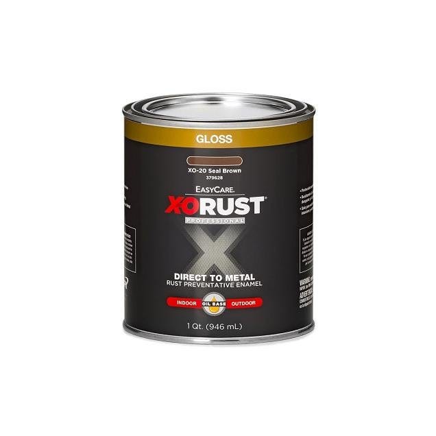 EasyCare X-O Rust Premium 1 Qt. Seal Brown Gloss Anti-Rust Oil-Base Enamel