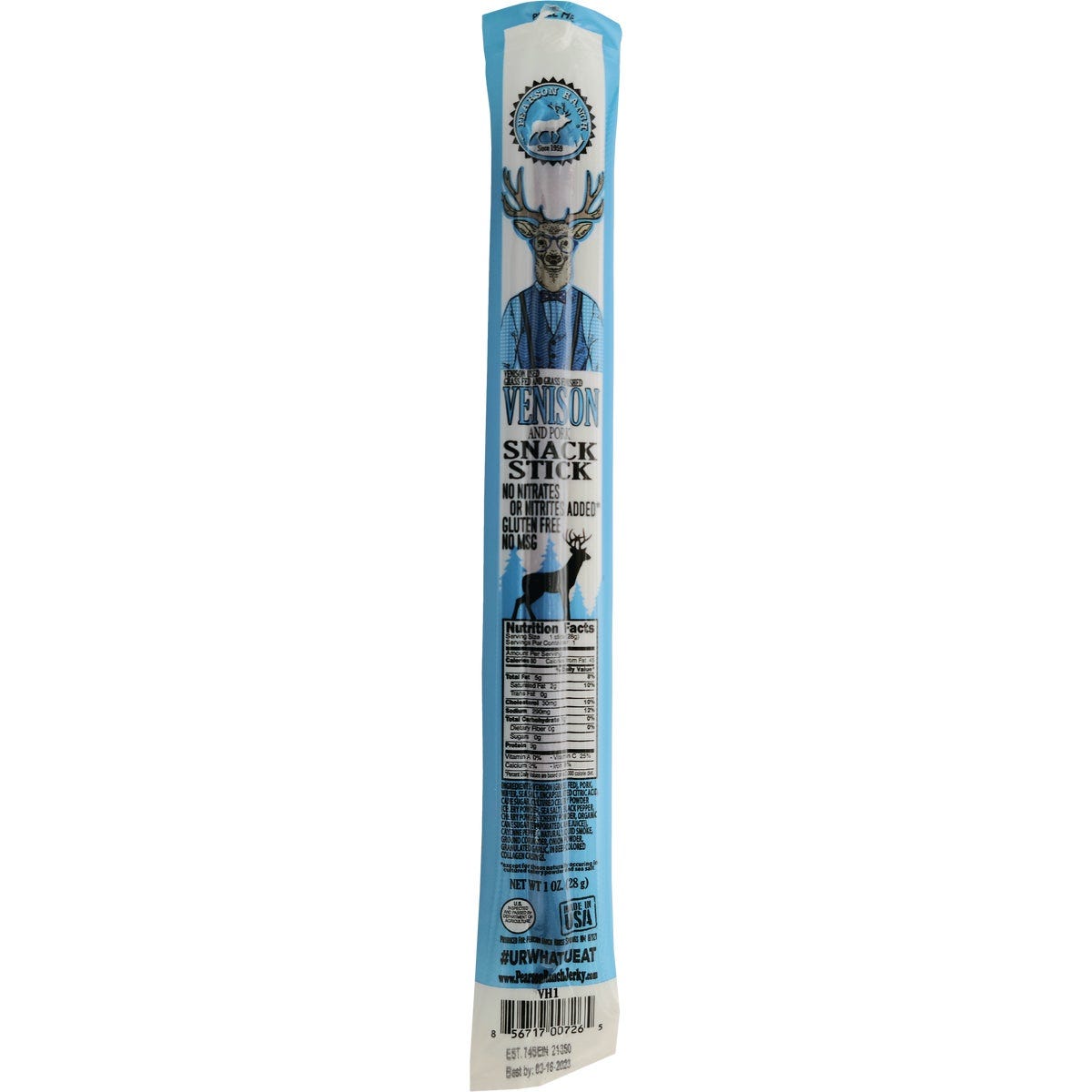 Pearson Ranch Jerky 1 Oz. Venison Snack Stick