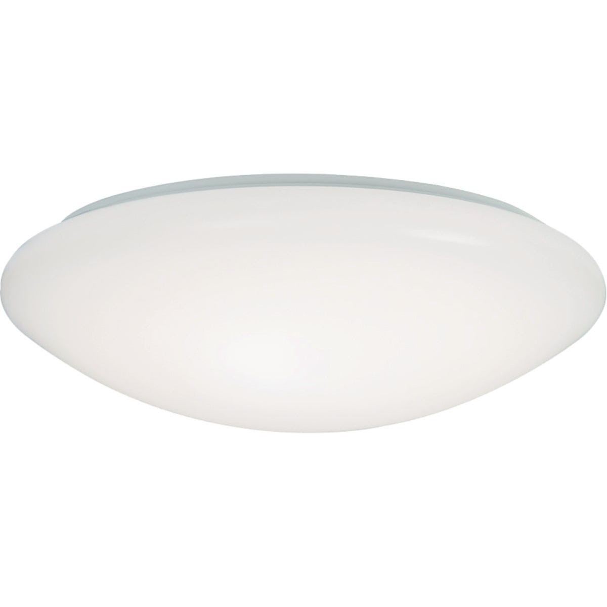 Metalux 9 In. White LED Flush Mount Ceiling Light Fixture with Selectable Color Temperature