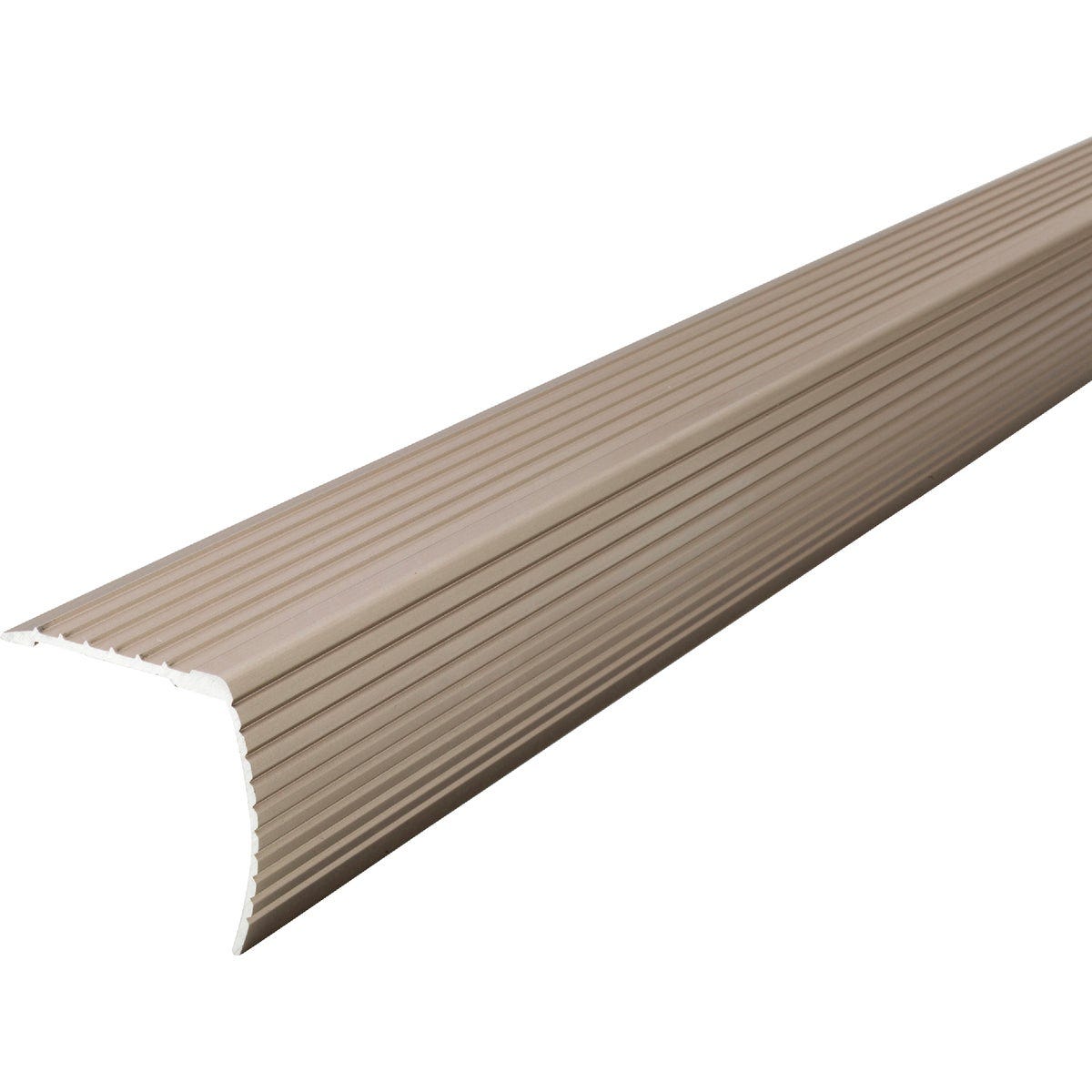 M-D Building Products 36 In. Satin Nickel Aluminum CINCH Fluted Stair Edging