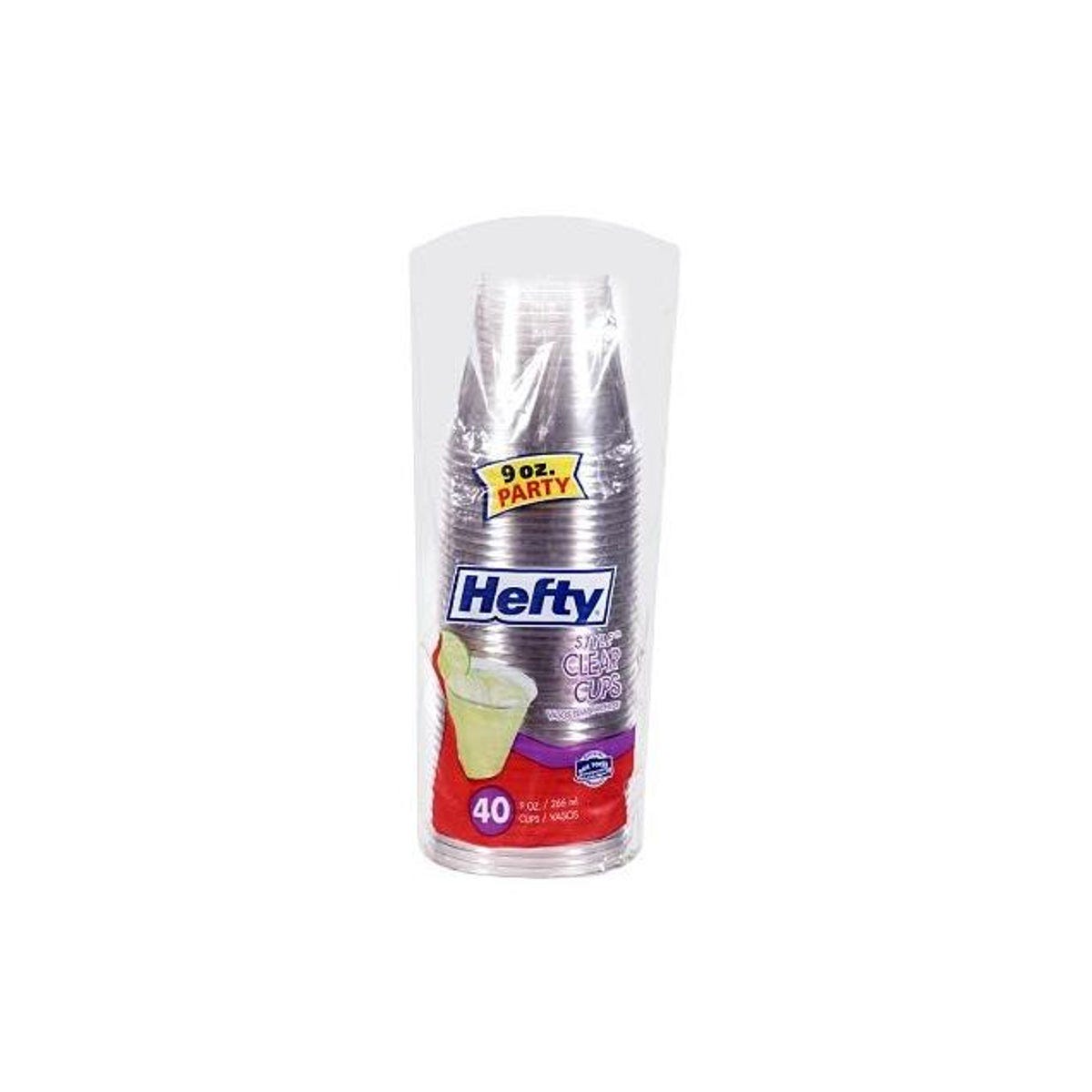 Hefty 9 Oz. Deluxe Clear Cups (40-Ct.)