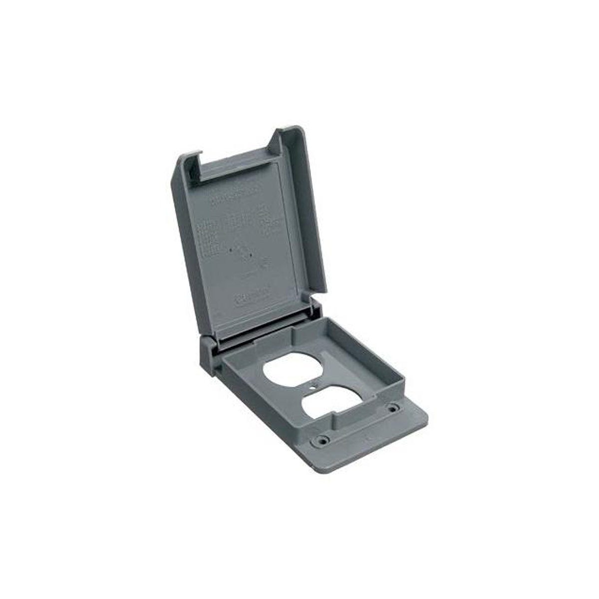 Carlon Weatherproof PVC Duplex Receptacle Cover