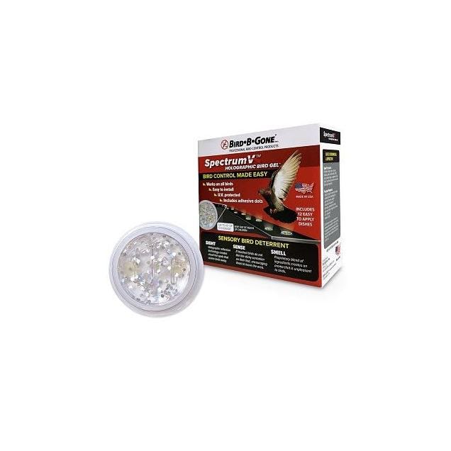 Bird B Gone SpectrumV Holographic Gel Bird Deterrent (12 Dishes)