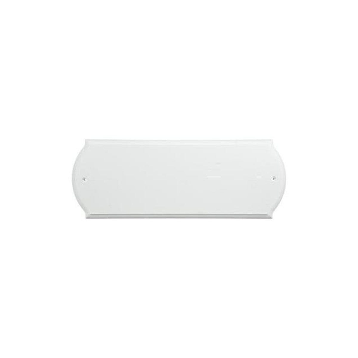 Hillman 6 In. x 16 In. White Paintable Address Plaque