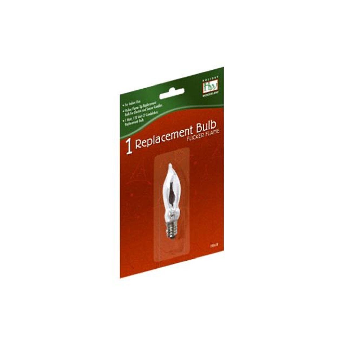 Holiday Wonderland C7 Flicker Flame Christmas Candle Replacement Bulb Holiday Wonderland C7 Flicker Flame Christmas Candle Replacement Bulb