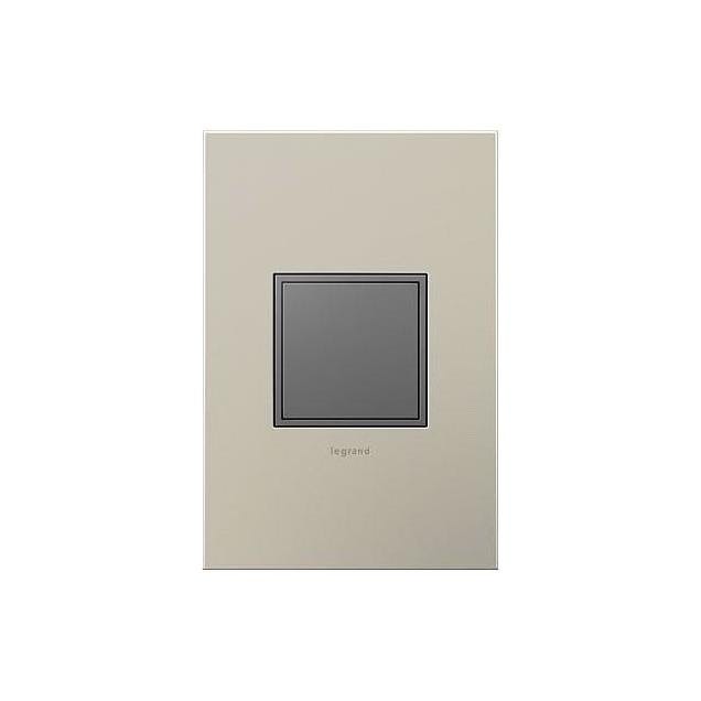 Legrand Pass & Seymour Adorne 1-Gang Pop Out Outlet, Magnesium