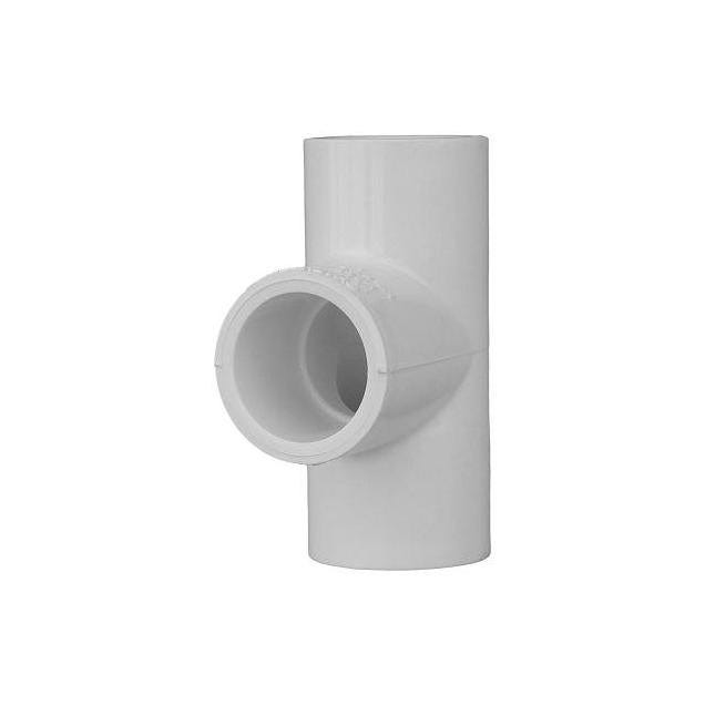 Charlotte Pipe 2 x 2 x 1-1/2 In. White Schedule 40 PVC Reducing Tee Charlotte Pipe 2 x 2 x 1-1/2 In. White Schedule 40 PVC Reducing Tee
