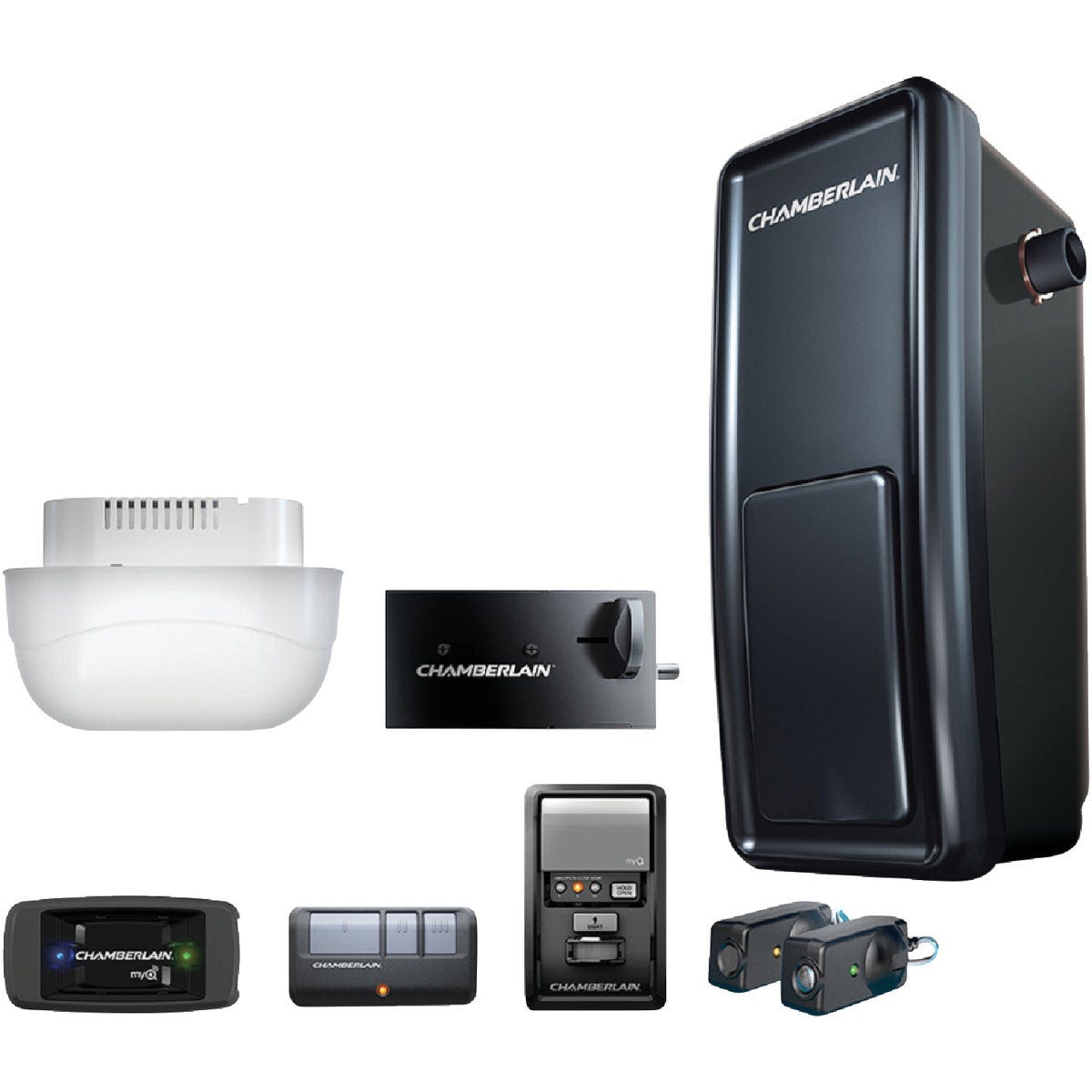 Chamberlain Wall Mounted Smartphone Controlled Ultra-Quiet Direct Drive Garage Door Opener Chamberlain Wall Mounted Smartphone Controlled Ultra-Quiet Direct Drive Garage Door Opener
