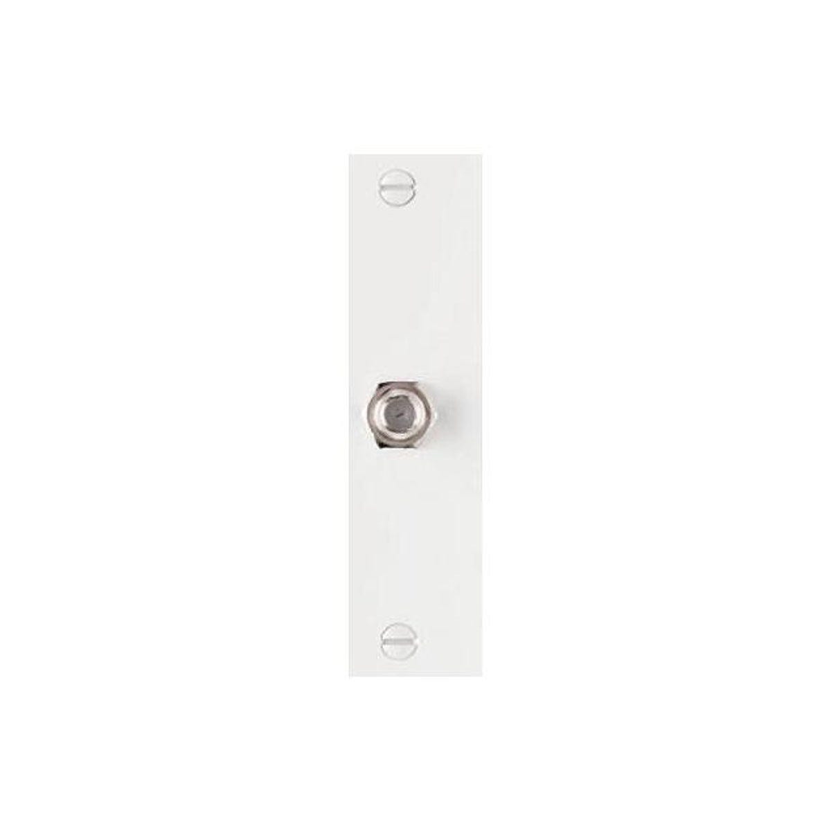 Legrand Pass & Seymour White Thermoplastic F Type Coax Connector Wall Plate