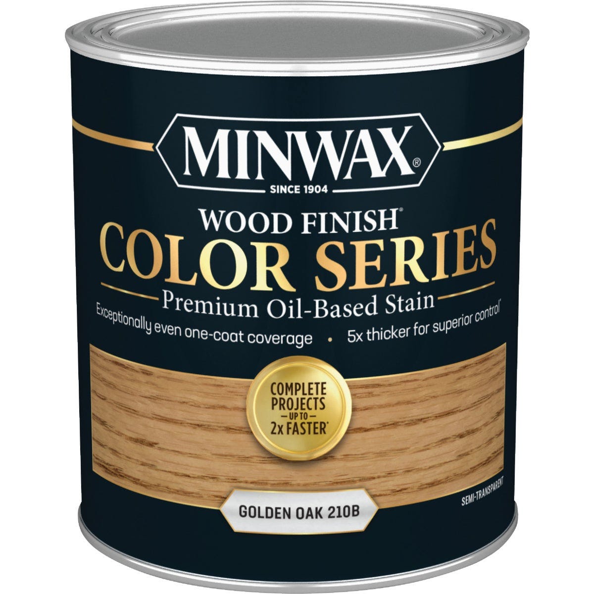 Minwax Wood Finish Color Series Oil-Based Stain, Golden Oak, 1 Qt. - photo 2