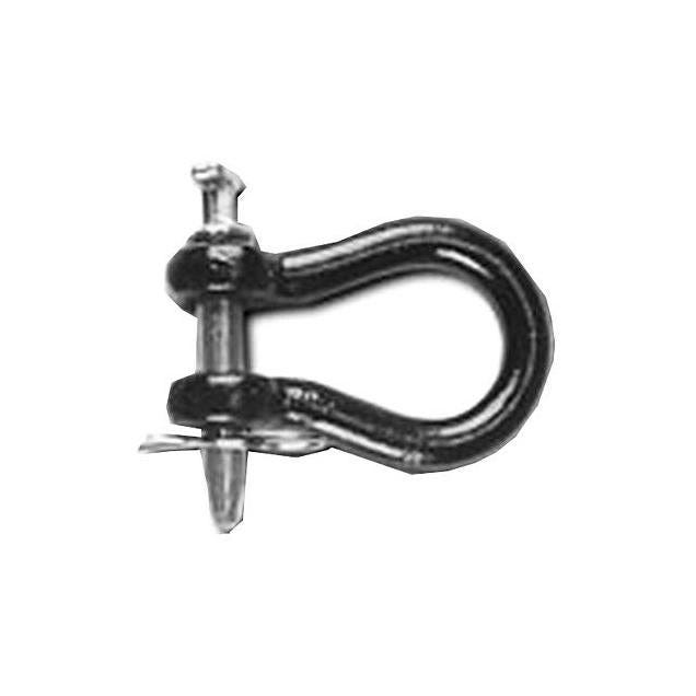 Double HH 7/8 In. x 4-1/4 In. Black Straight Clevis
