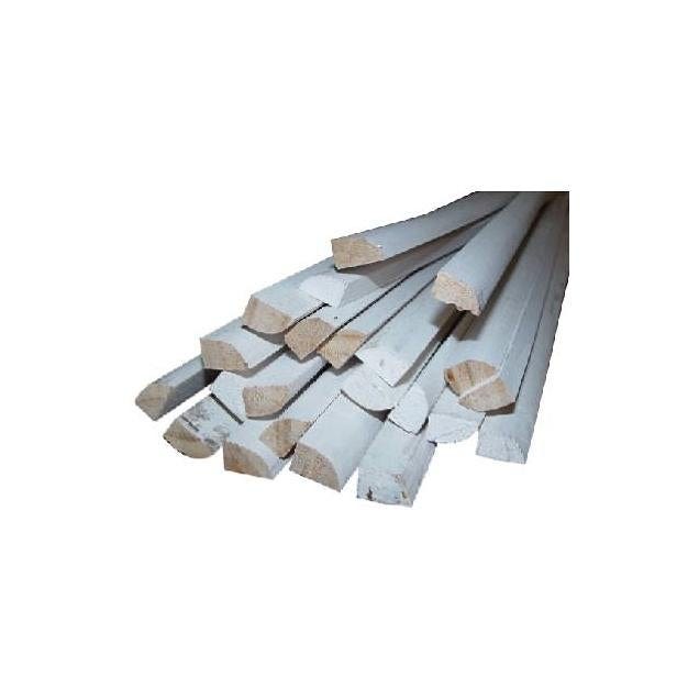 Alexandria Moulding 7/16 In. x 3/4 In. x 8 Ft. Pine Shoe Moulding Alexandria Moulding 7/16 In. x 3/4 In. x 8 Ft. Pine Shoe Moulding