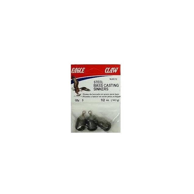 Eagle Claw 1/2 Oz. Bass Casting Sinker (3-Pack)