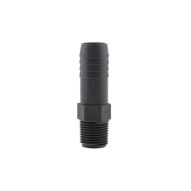 Tigre 3/4 In. MPT Poly Insert Pipe Adapter