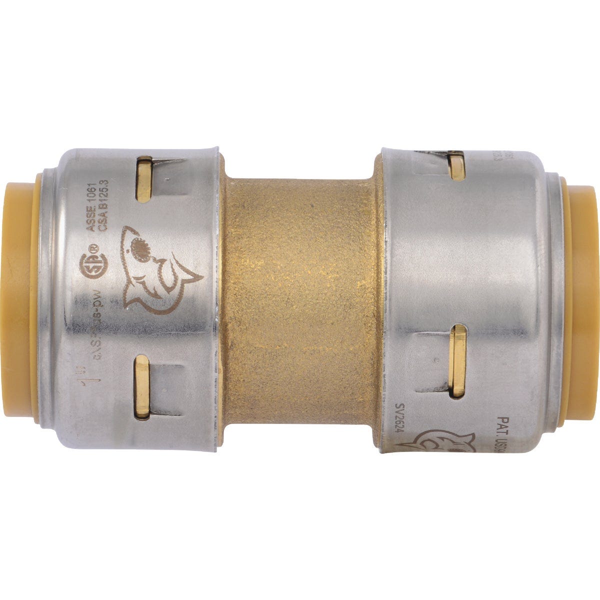 SharkBite 1 In. Push-to-Connect Straight Brass Coupling - photo 3 SharkBite 1 In. Push-to-Connect Straight Brass Coupling - photo 3