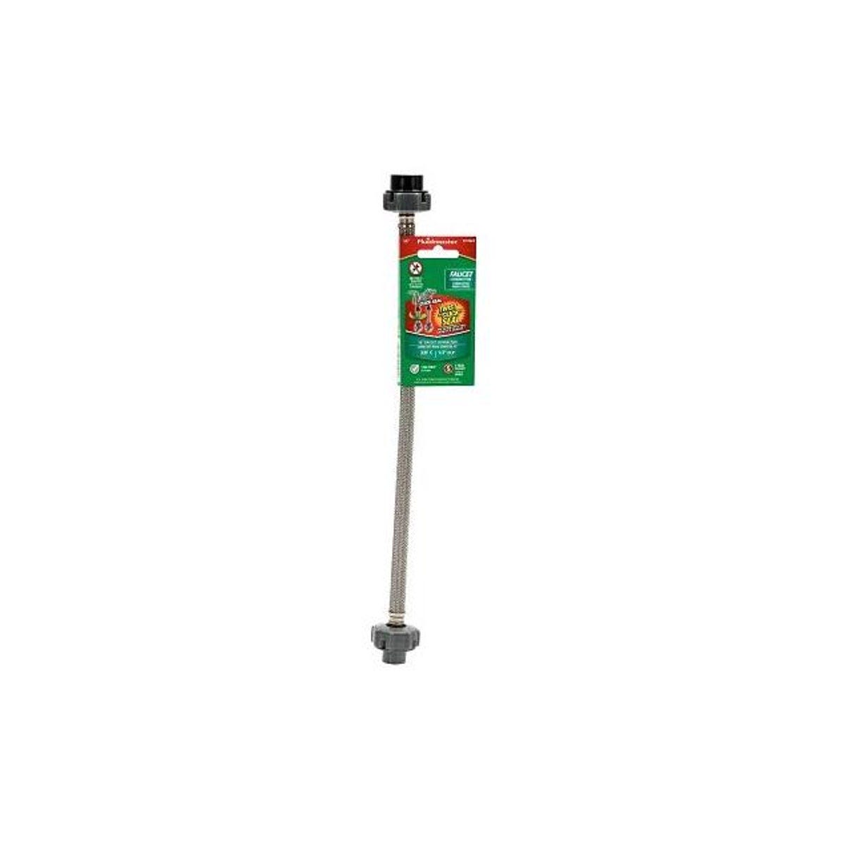 Fluidmaster 3/8 x 1/2 x 16 In. Click Seal Faucet Supply Line Connector Fluidmaster 3/8 x 1/2 x 16 In. Click Seal Faucet Supply Line Connector