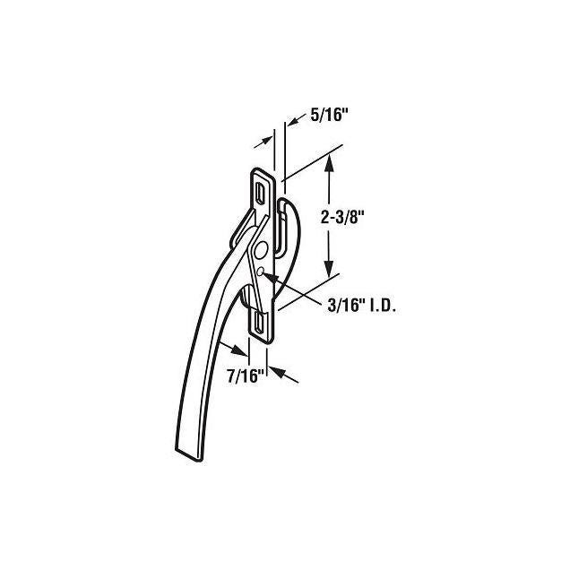 Prime-Line Aluminum Casement Window Locking Handle - photo 2 Prime-Line Aluminum Casement Window Locking Handle - photo 2